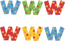 Lettera stellare Bigjigs Toys W