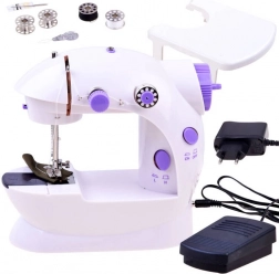 Mini macchina da cucire con pedale e set di accessori