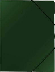 Cartellina con elastico A4, verde, PP 350 µm