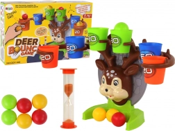 Gioco di abilità Cerbiatto – lancio di palline nei bicchierini