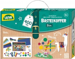 Lena valigetta creativa per piccoli tuttofare, blu – 400 pz