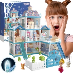 Casa invernale Woopie per bambole con accessori e decorazioni luminose