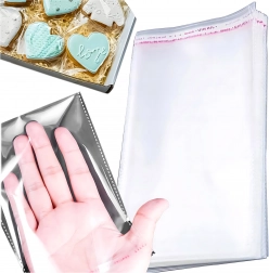 Sacchetti autoadesivi in cellophane OPP 16 × 20 cm, 100 pz