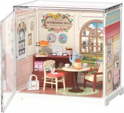 RoboTime puzzle 3D in legno mini sala da tè al miele