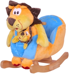 RCsale leone a dondolo con il cucciolo di leone