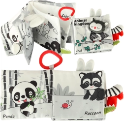 Libretto sensoriale in tessuto ANIMAL KINGDOM – gufo