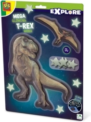 SES Creative Explore mega decorazione T‑Rex che si illumina al buio