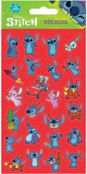 Adesivi Lilo e Stitch rossi, 25 pz