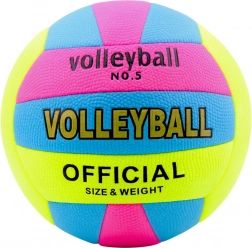 Pallone da pallavolo colorato misura 5, diametro 20 cm