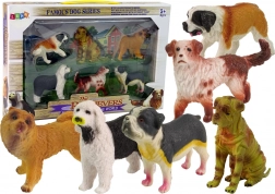 Set di Figure di Cani Razze 6 Pezzi