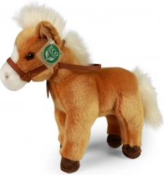 rappa cavallo di peluche marrone in piedi 30 cm eco friendly