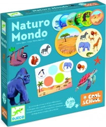 DJECO NATURO MONDO gioco educativo di loto sugli animali e i loro habitat