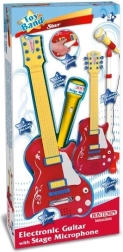 Chitarra rock Bontempi con microfono su supporto regolabile