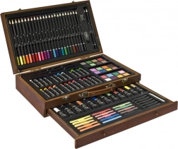 Set per pittori in valigetta di legno