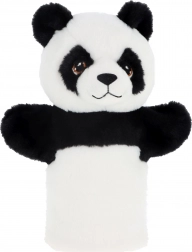 Keeleco Panda - guanto da mano in peluche ecologico 27 cm