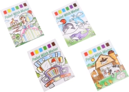 set creativo per dipingere con acquerelli – 6 colori e pennello