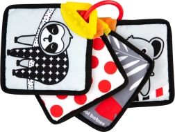 Carte sensoriali in tessuto con massaggiagengive CANPOL babies BabiesBoo