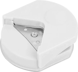 Arrotondatore di angoli per documenti plastificati, bianco