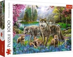Puzzle 1000 pezzi – Famiglia di lupi
