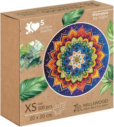 Alexander mandala notturna – puzzle in legno da 100 pezzi