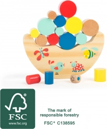 Piccolo Piede gioco motorico - gioco di equilibrio del bosco