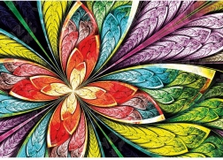 YAZZ puzzle fiore colorato 1000 pezzi