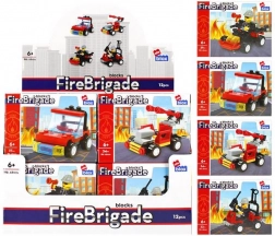 Set di costruzione pompieri – 4 varianti