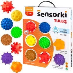 Palline sensoriali TULLO – set di 8 pezzi senza fori