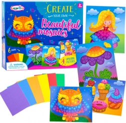 Mosaico creativo in schiuma gufo – A