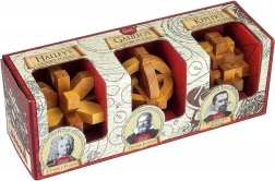 Professor Puzzle Great Minds: grandi uomini – set di rompicapi 3 in 1