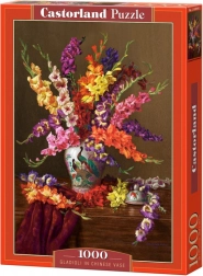 Puzzle 1000 pz Gladioli in vaso cinese