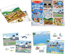 Melissa & Doug adesivi riutilizzabili Veicoli