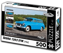 Puzzle Auto d’epoca Škoda 1202 STW 500 pezzi