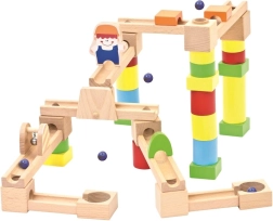 Pista per biglie per bambini – 40 pezzi
