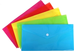 Cartella per documenti con bottone 25x13 cm