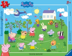 Ravensburger puzzle a incastri Peppa Pig, 11 pezzi