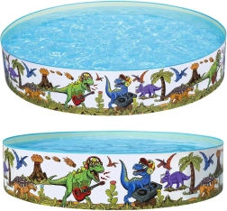 Piscina da giardino con dinosauri 244 × 46 cm Bestway