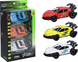 Set di macchinine in metallo 11 cm – 3 pz, a retrocarica