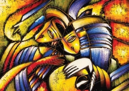 Puzzle volto astratto 1000 pezzi