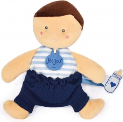 Doudou Jolijou bambola 18 cm blu