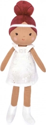 Bambola di stoffa Doudou Jolijou Mae 25 cm bianca