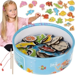 Gioco magnetico Pesca dei pesciolini 22 pz