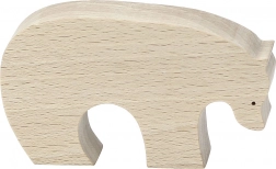 Figura di orso in legno