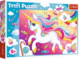 Puzzle 100 pezzi Bellissimo Unicorno Trefl
