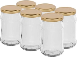 Vasetti per conserve con coperchio 300 ml Twist, set da 6 pezzi