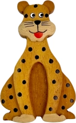 Magnete in legno leopard – grande