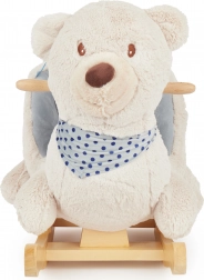 Bieco orsetto a dondolo con seduta imbottita