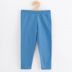 leggings felpati per bambini new baby kindergarten blu
