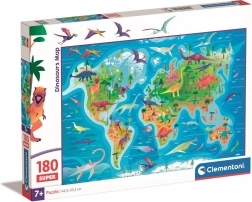 Clementoni puzzle mappa dei dinosauri 180 pezzi
