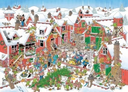 Puzzle JUMBO Jan van Haasteren – Il villaggio di Babbo Natale, 1000 pezzi
